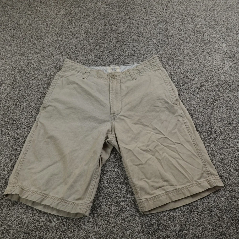 VTG Gap Shorts Mens 29 Beige Khaki Tan Bermuda Chino Preppy Casual Skate Y2K 00s